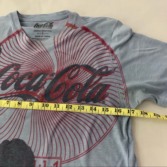 Retro Coca-Cola tee Paris Eiffel Tower mens Small - Picture 3 of 7